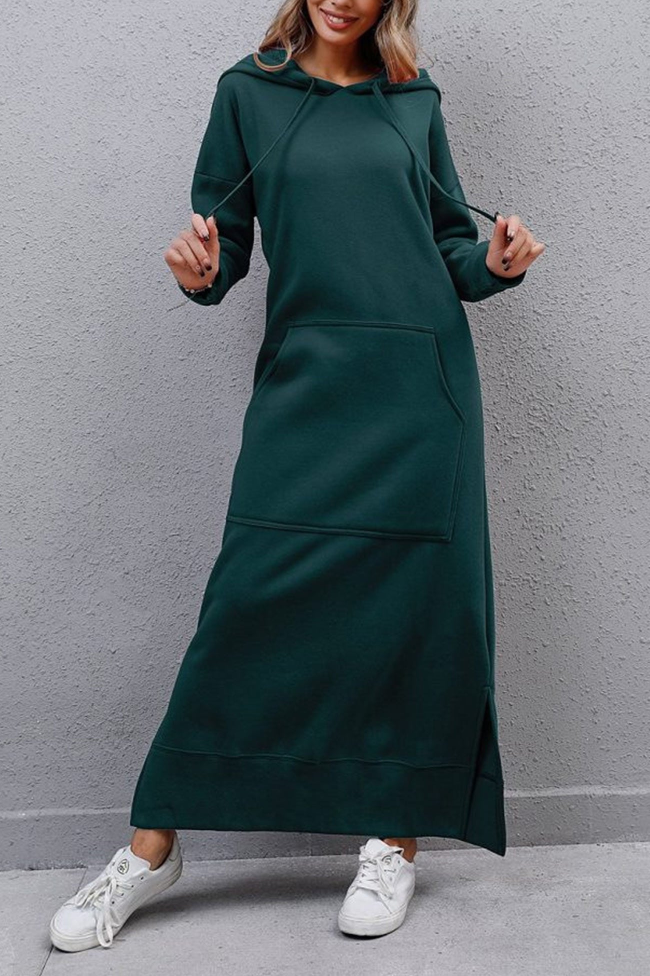 ELLA - Hoodie Jurk met Split