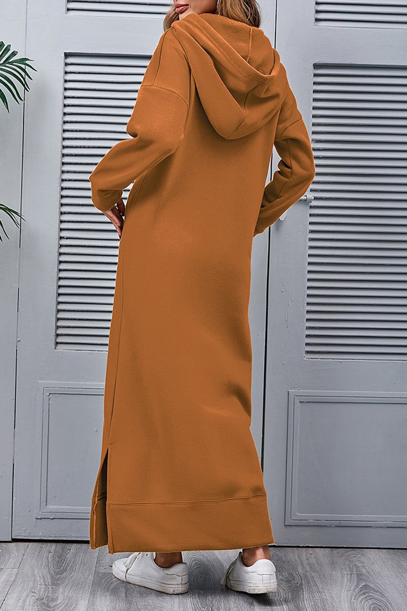 ELLA - Hoodie Jurk met Split