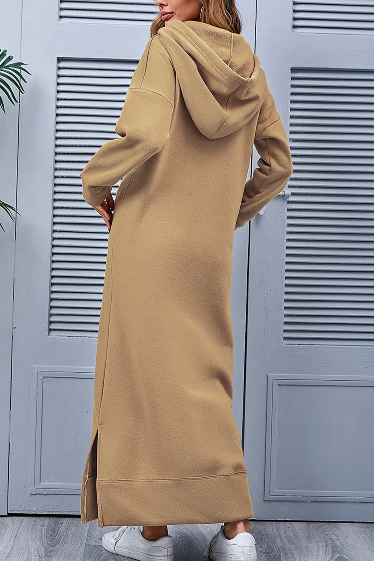 ELLA - Hoodie Jurk met Split