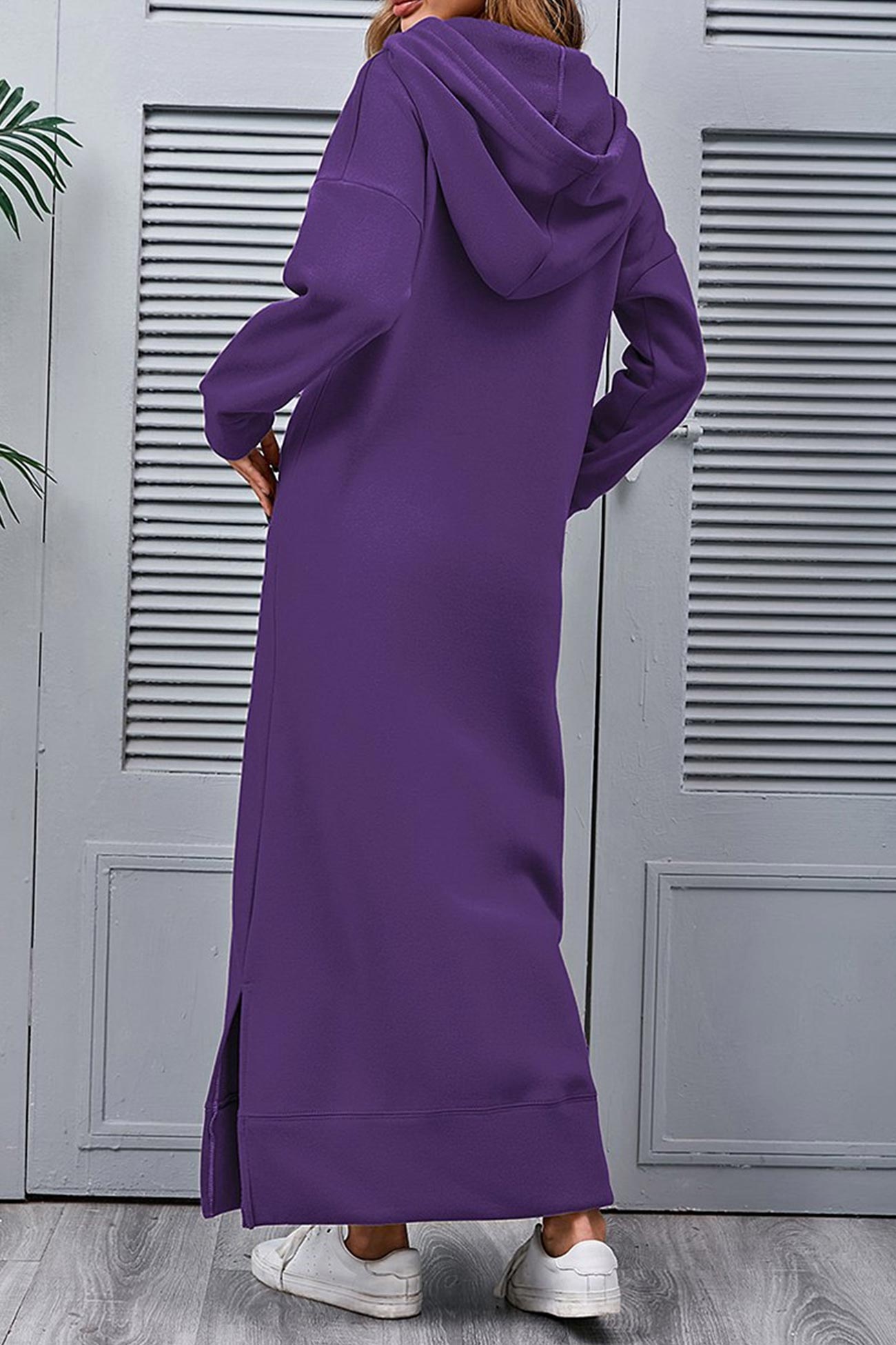 ELLA - Hoodie Jurk met Split