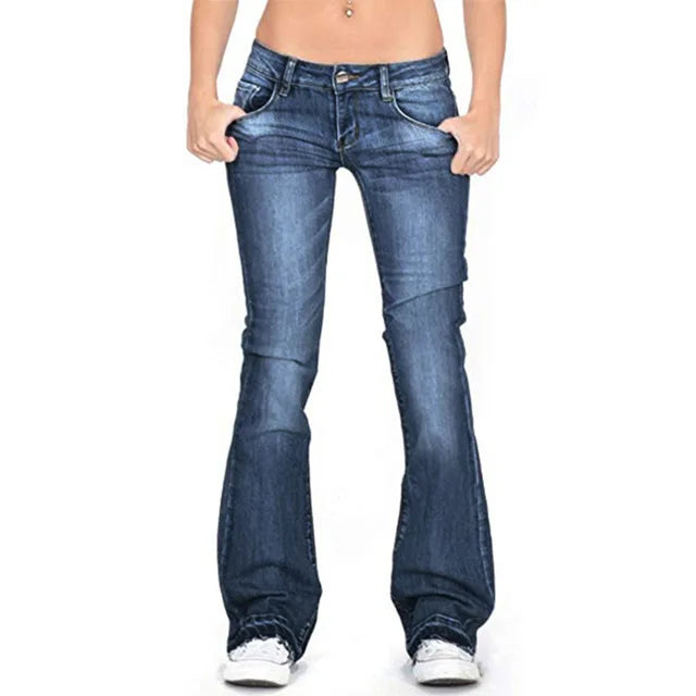 ADRIANA - Moderne flared jeans voor vrouwen