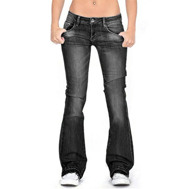 ADRIANA - Moderne flared jeans voor vrouwen