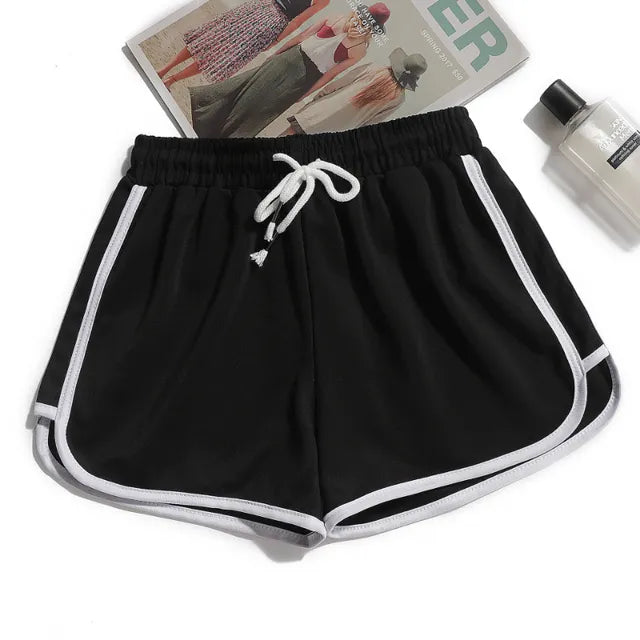 HENDRIKA - Dames Gestreepte Shorts met Ademende Elastische Taille