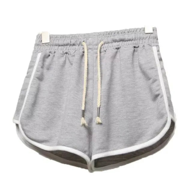 HENDRIKA - Dames Gestreepte Shorts met Ademende Elastische Taille