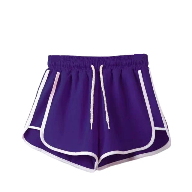 HENDRIKA - Dames Gestreepte Shorts met Ademende Elastische Taille