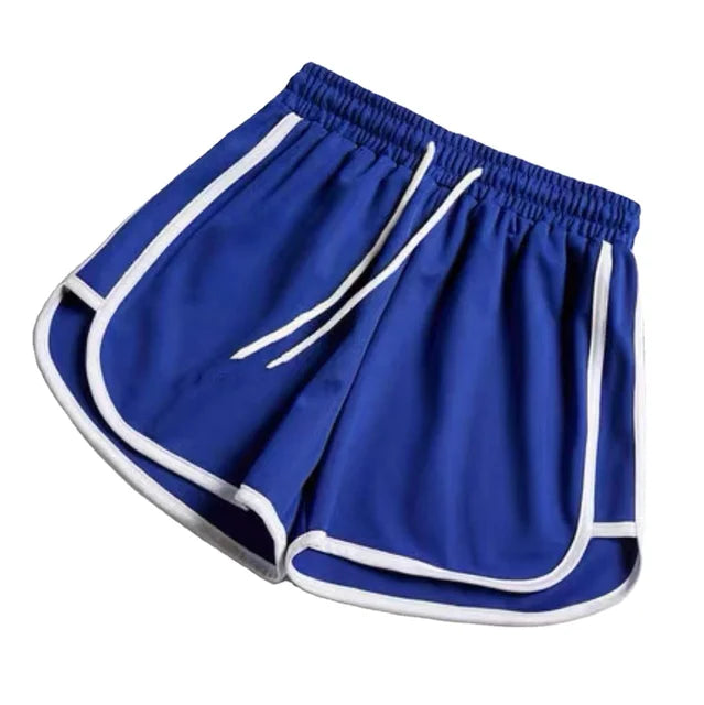 HENDRIKA - Dames Gestreepte Shorts met Ademende Elastische Taille