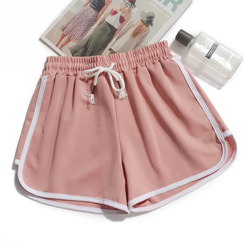 HENDRIKA - Dames Gestreepte Shorts met Ademende Elastische Taille