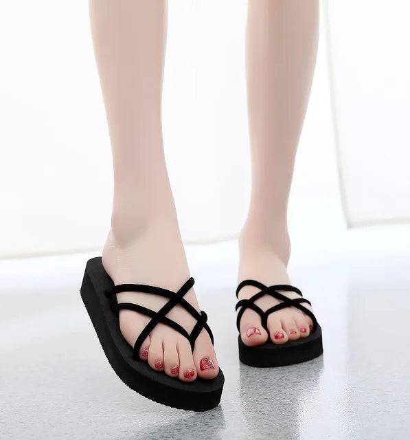 MIRJAM - Dames platform sandalen