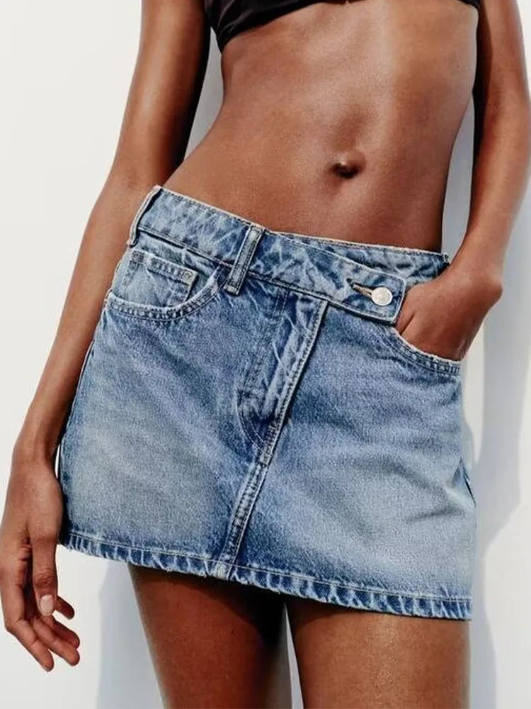COSIMA - Elegante Denim Mini-rok