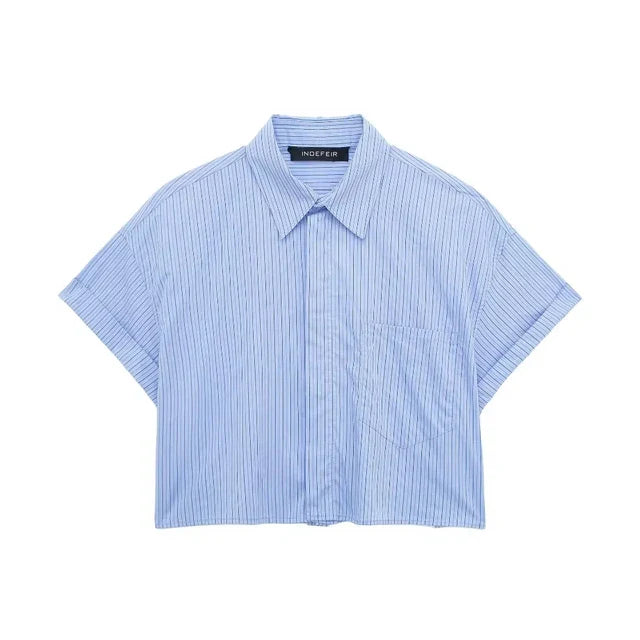 FILOMENA - Gestreept zomerpoloshirt