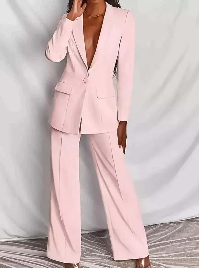 MARIE - Elegant ensemble bestaande uit een geraffineerde blazer en een elegante broek