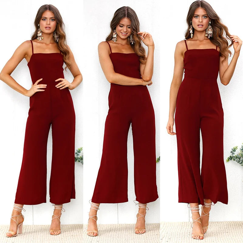 LARA - Elegante jumpsuit met spaghettibandjes