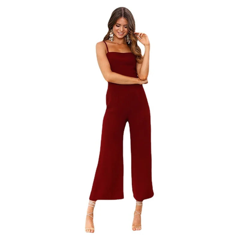 LARA - Elegante jumpsuit met spaghettibandjes