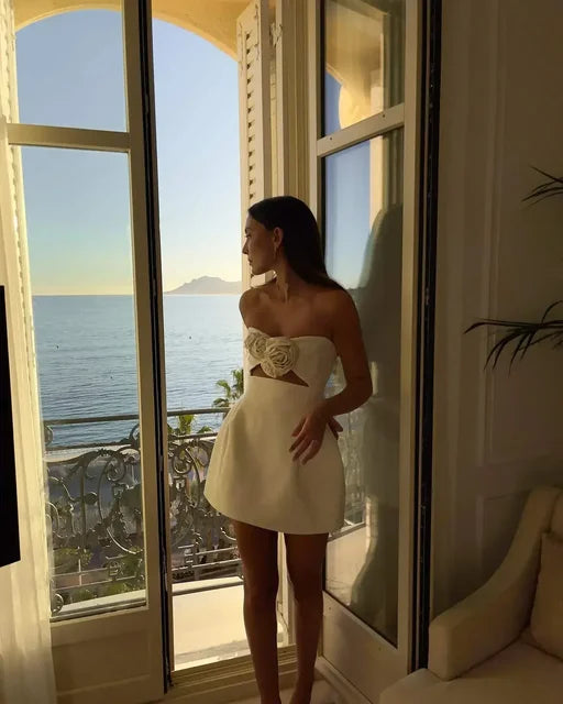 PAIGE - Bloemen Mini-jurk