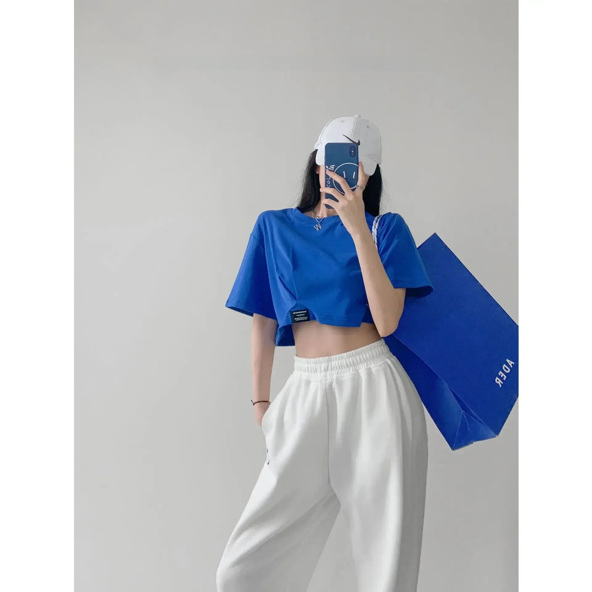 NYLA - Comfortabel Losvallend Crop Tee