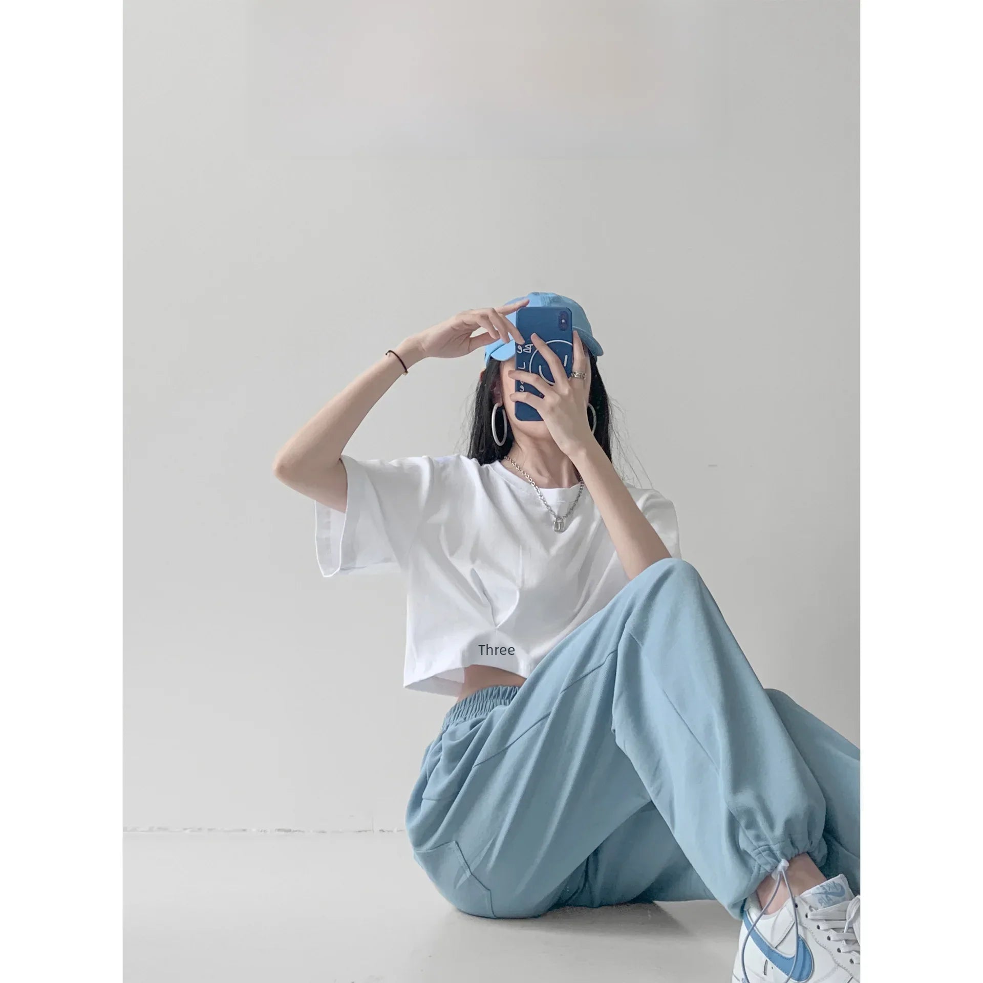 NYLA - Comfortabel Losvallend Crop Tee