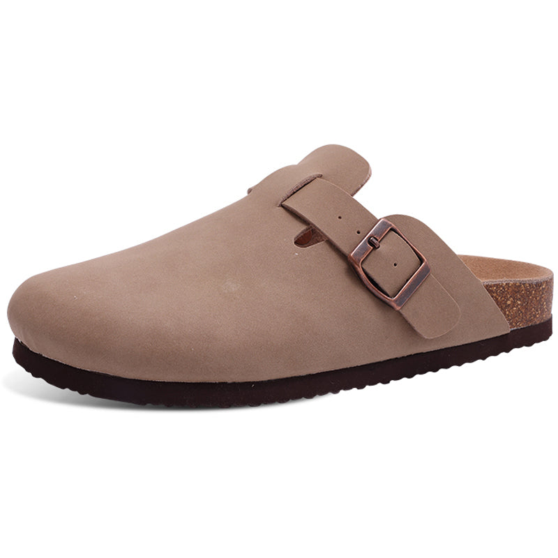 DIDIER - Stijlvolle Kurk Klomp Slippers