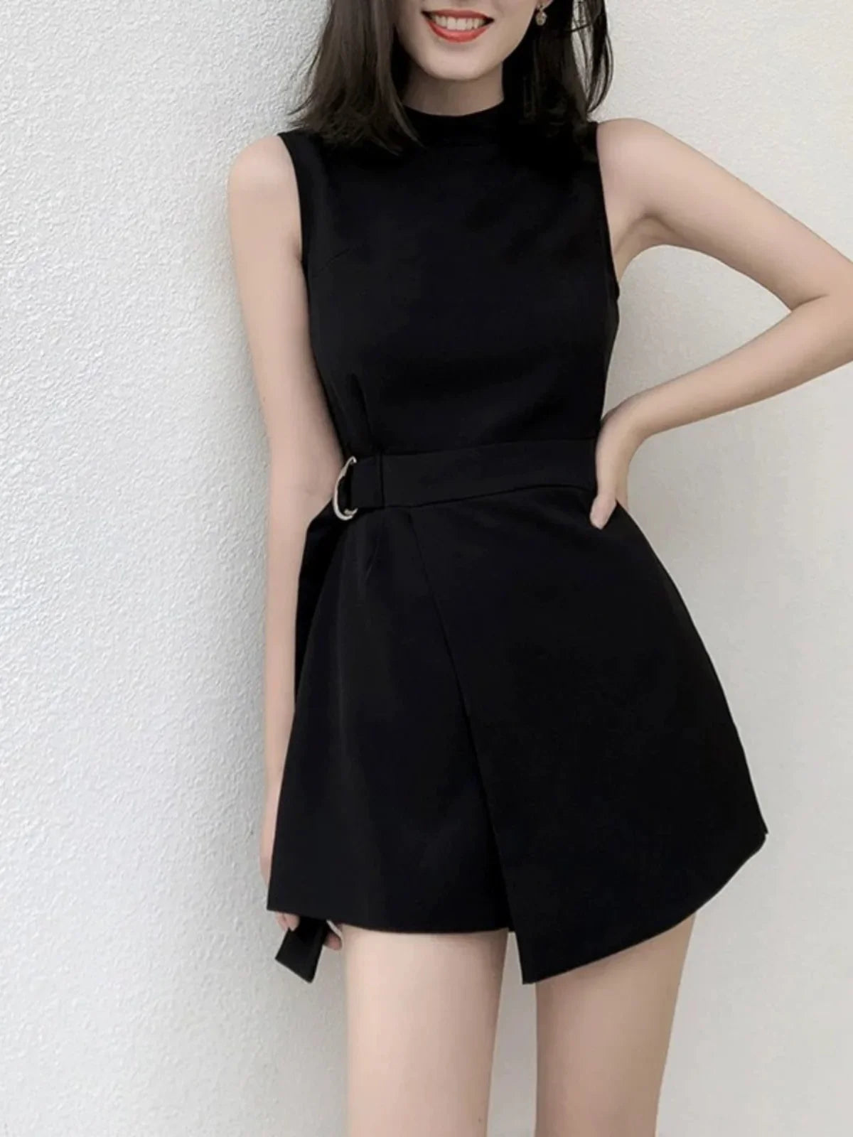 AALIYAH - Casual Zomer Linnen Playsuit