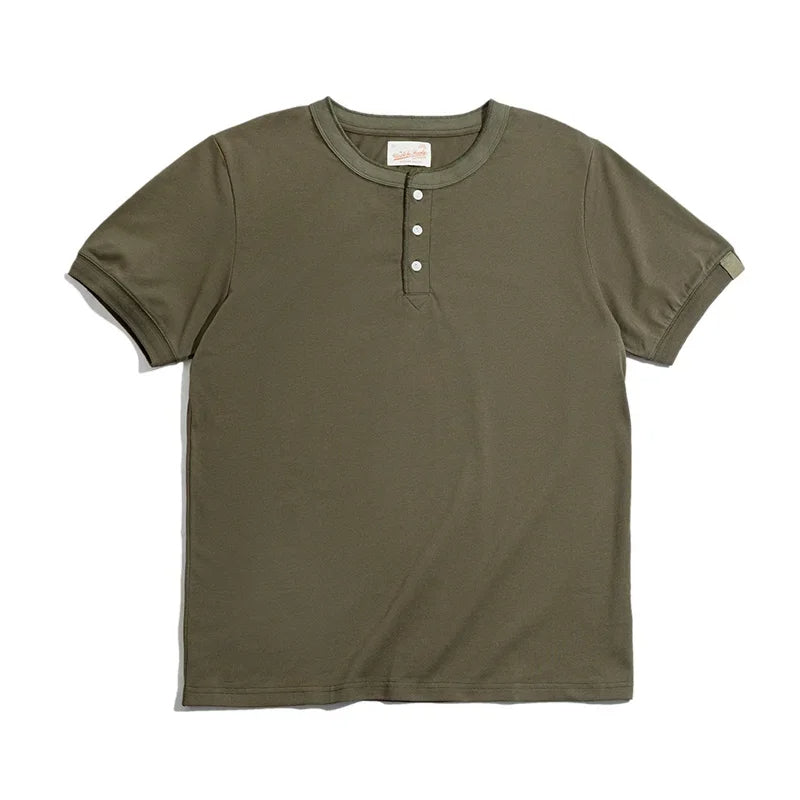 Joss - 2024 Katoenen Heren Henry T-shirts