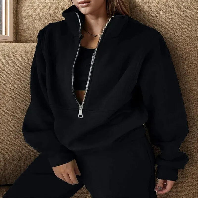Marnie - Winter Vrouwen Casual Bijpassende Tweedelige Set