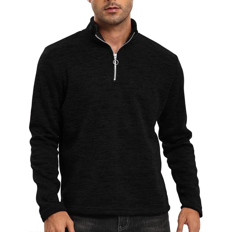 Isaiah - Casual Pullover met halve rits voor heren
