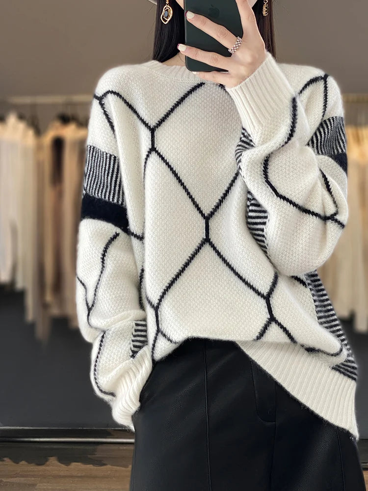 Opaline - Luxe kasjmier trui voor damesLuxueuze kasjmier trui voor dames