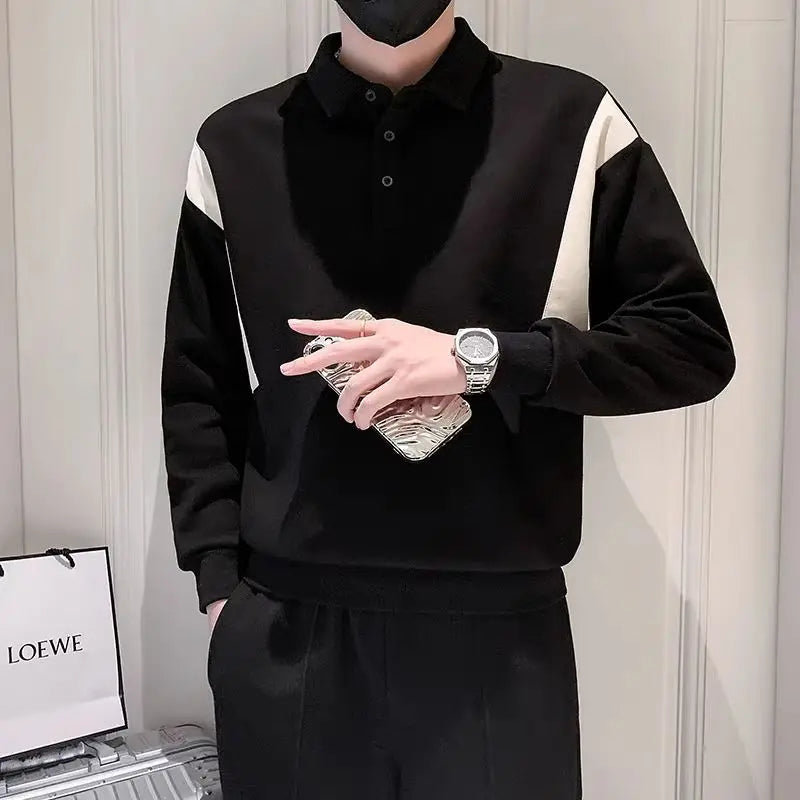 Kaius - Trendy Koreaans casual heren sweatshirt