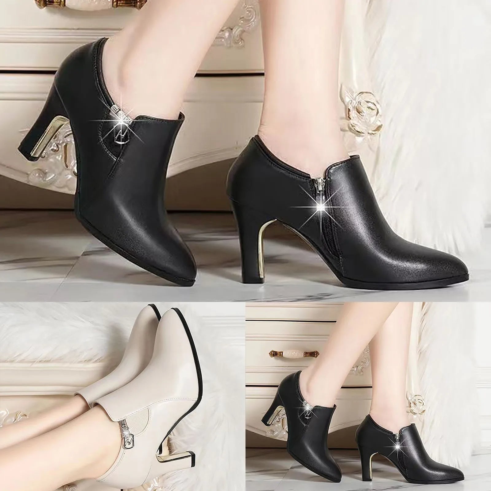 Ember - Women's Fashion Winter Enkellaarsjes