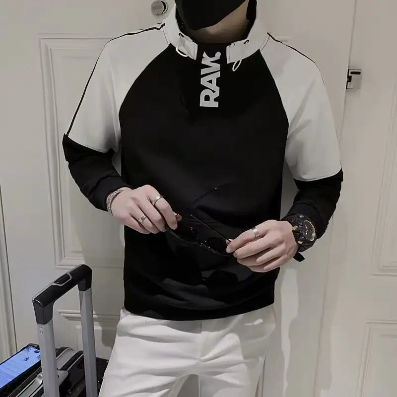 Loden - 2024 Heren Fashion Sweatshirt met opstaande kraag
