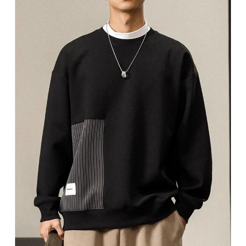 Horatio - Unisex Japanse Katoenen Ronde Hals Sweater Voor Mannen