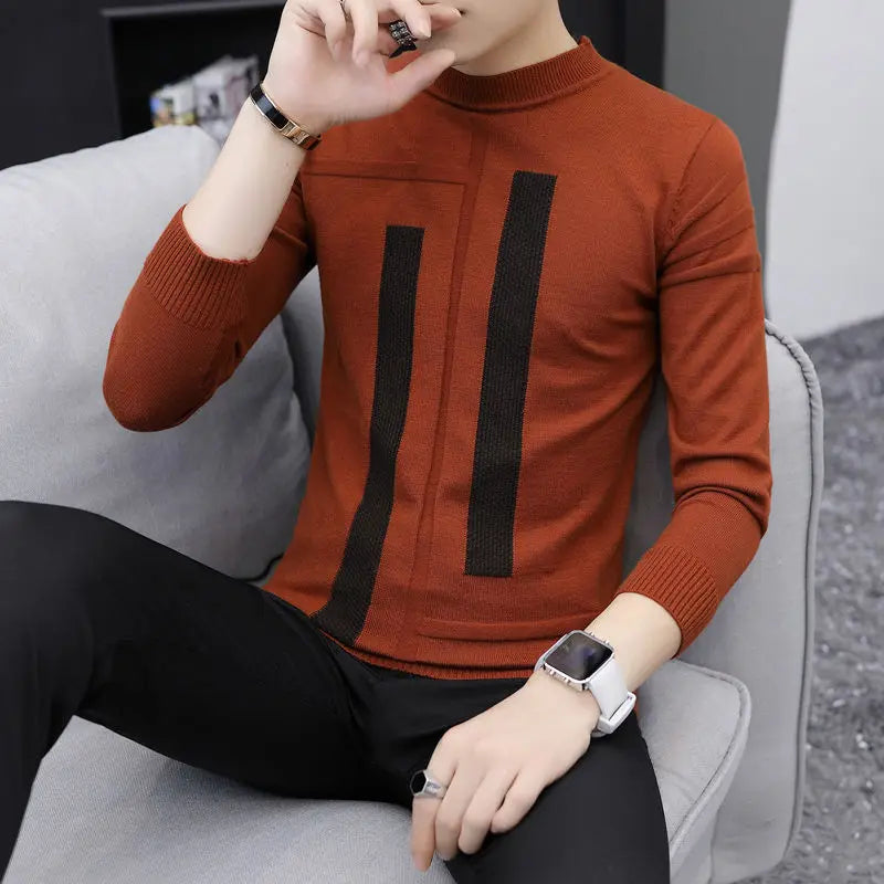Jeremy - Sweater met Splitkraag voor heren