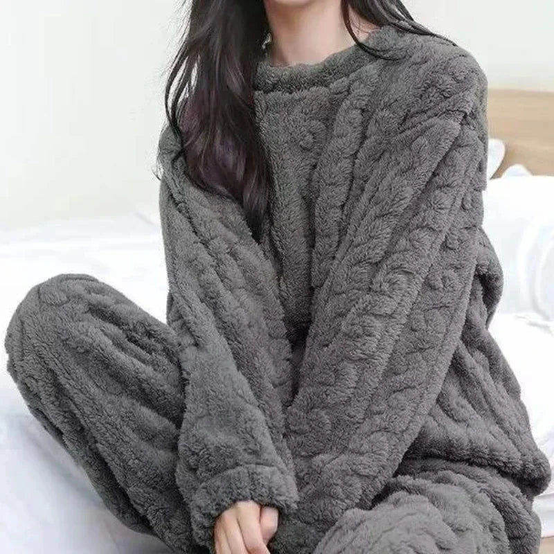 Joscelyn - Cozy Dames 2-Delige Velvet Fleece Set