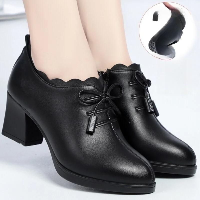 Calista - 2024 Lente Zomer Vrouwen Diepe Mond Single Schoenen