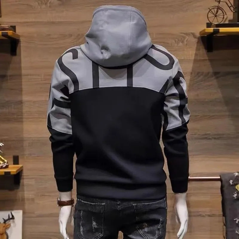 Boaz -Casual Streetwear Sweatshirt met verstelbare capuchon