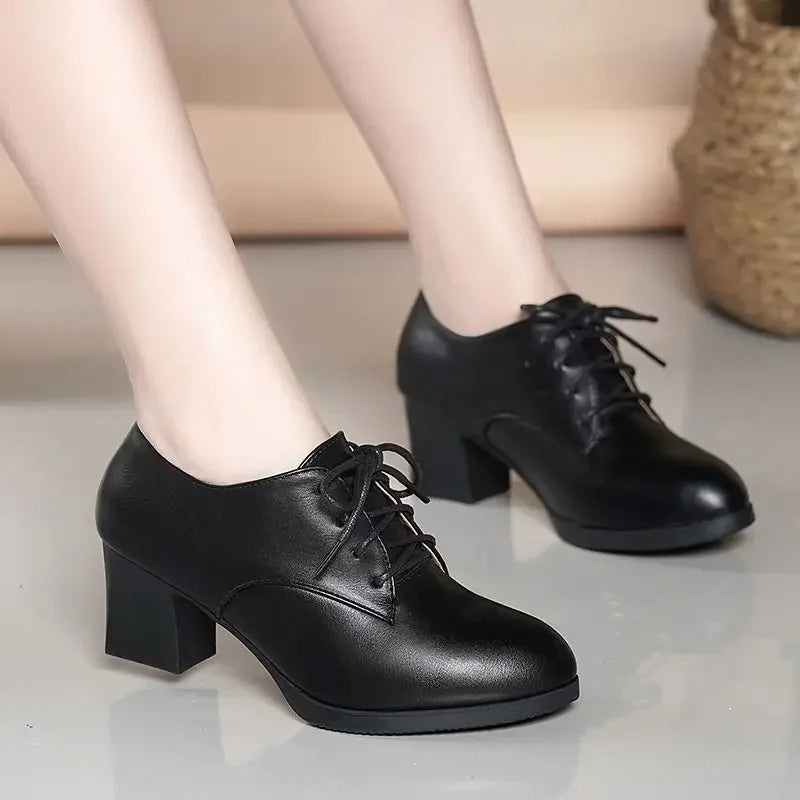 Calista - 2024 Lente Zomer Vrouwen Diepe Mond Single Schoenen