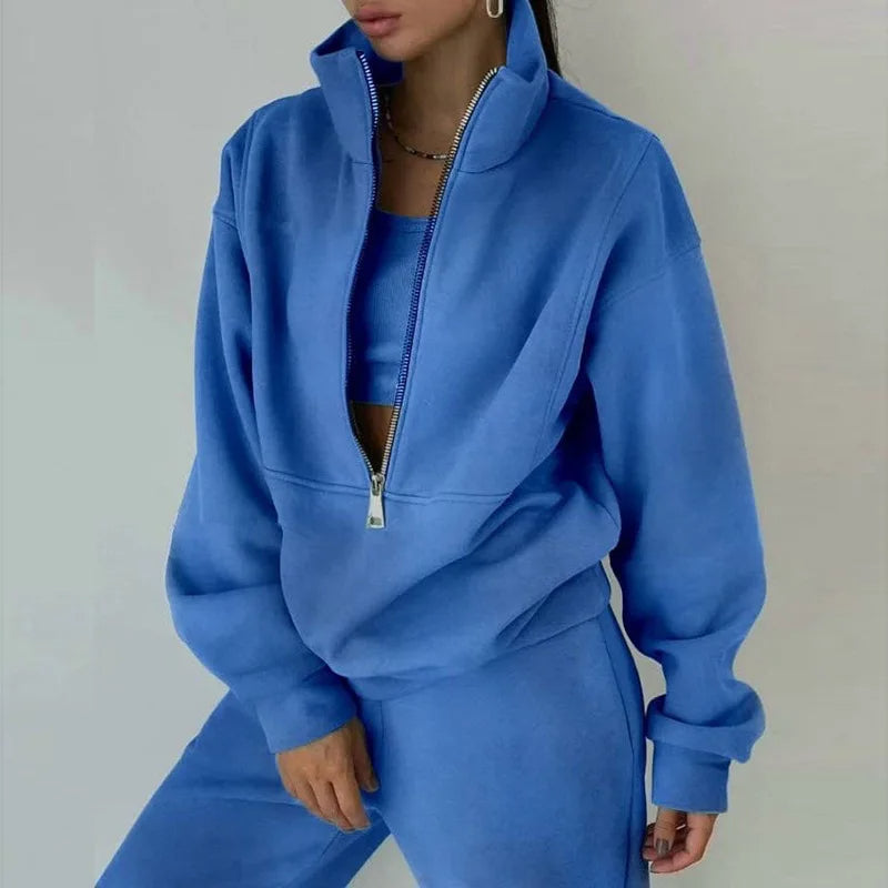 Marnie - Winter Vrouwen Casual Bijpassende Tweedelige Set
