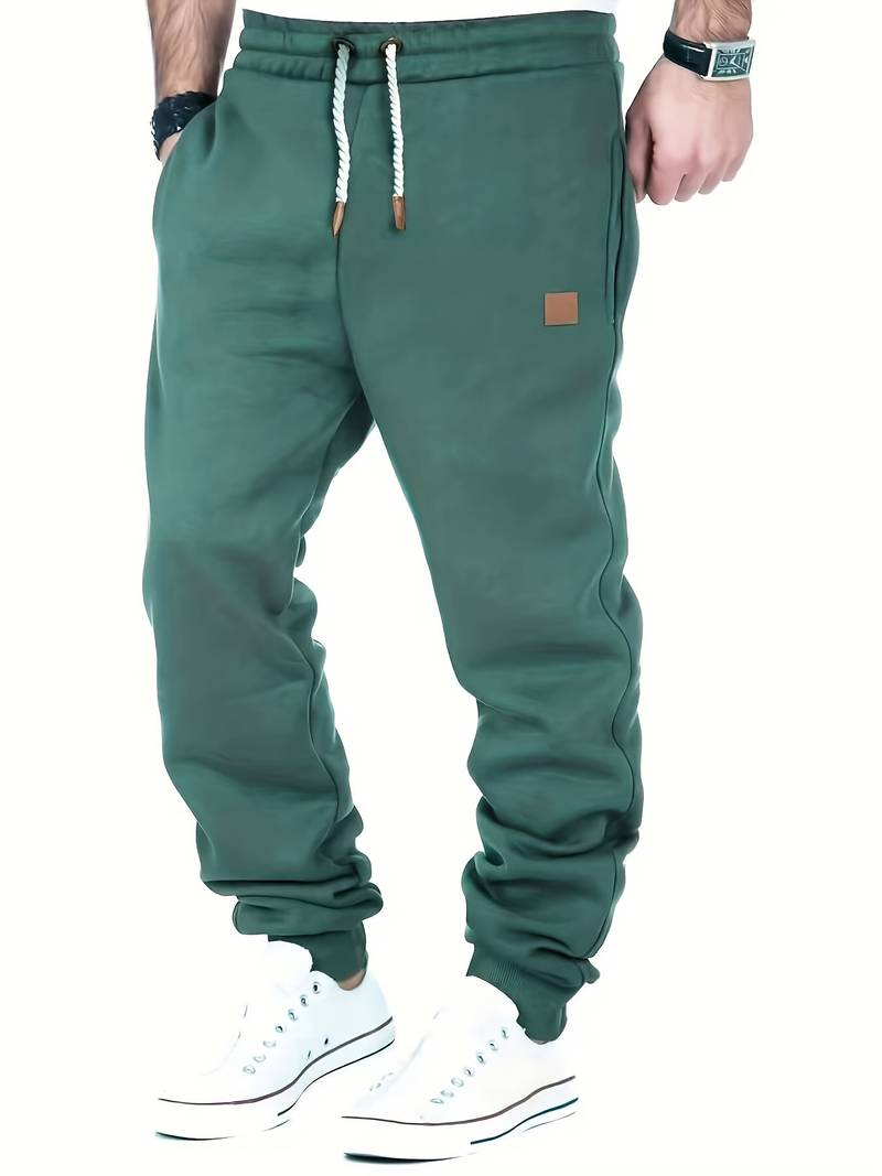STEFAN -  Relaxte, nonchalante broek met vetersluiting