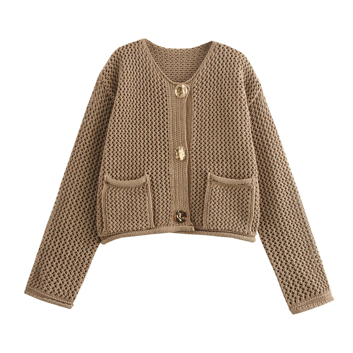 Nara - Oversized effen bordeaux trui voor dames