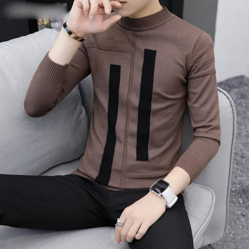 Jeremy - Sweater met Splitkraag voor heren