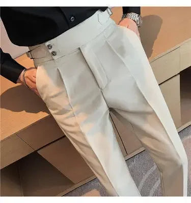 Octavius - Zakelijke Formele Broek in Britse Stijl voor Mannen
