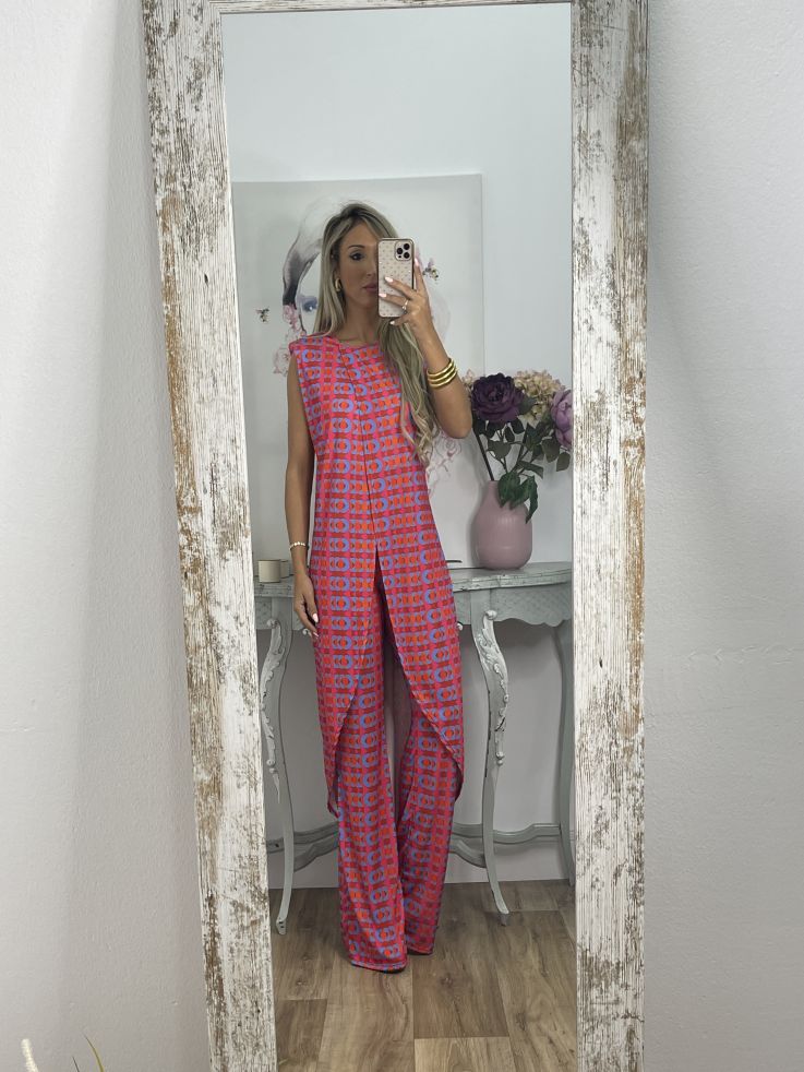 MARGO - Comfy pak met abstracte print voor dames