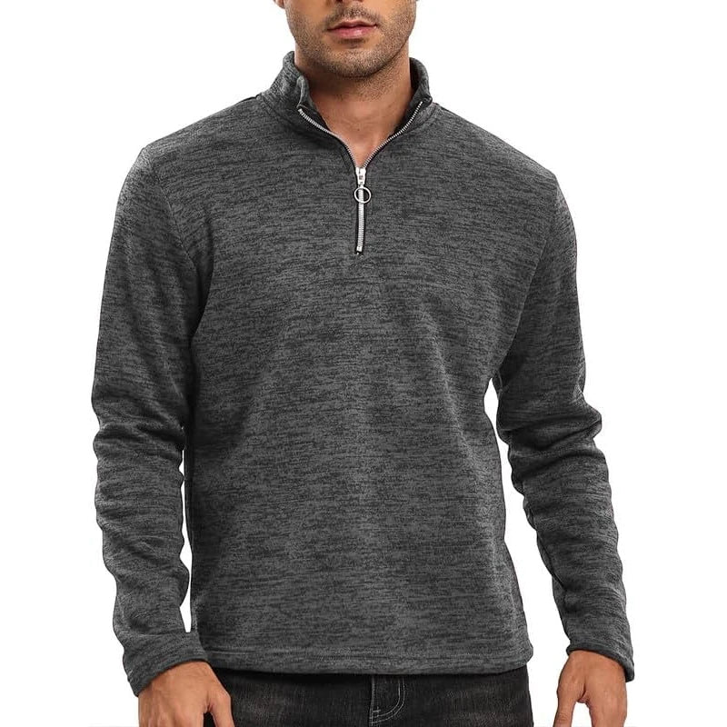 Isaiah - Casual Pullover met halve rits voor heren