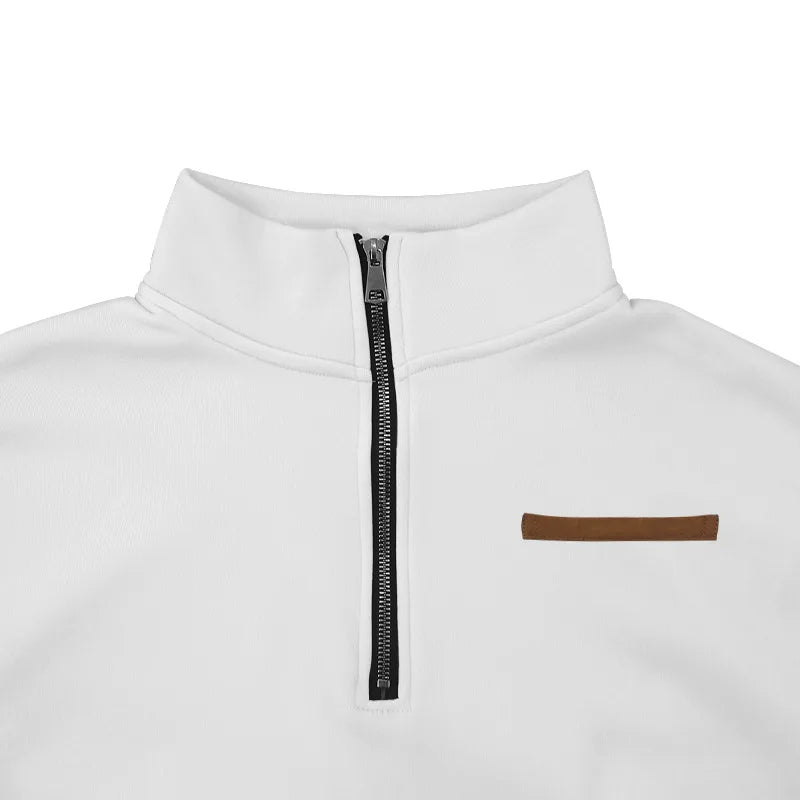 Rudyard - Heren Pullover Winter Fluweel Half-Zip