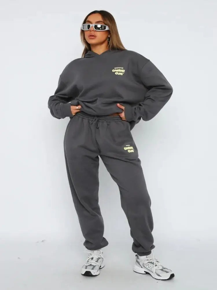 Kynlee - Dames Bedrukte Hoodie Set