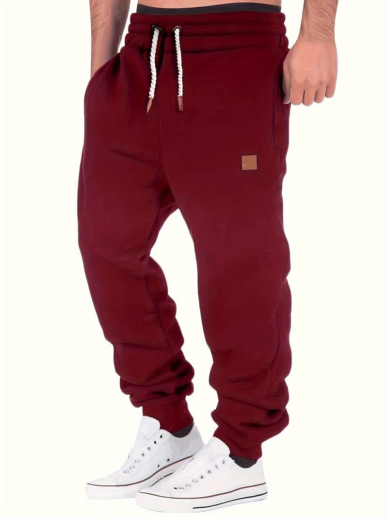 STEFAN -  Relaxte, nonchalante broek met vetersluiting