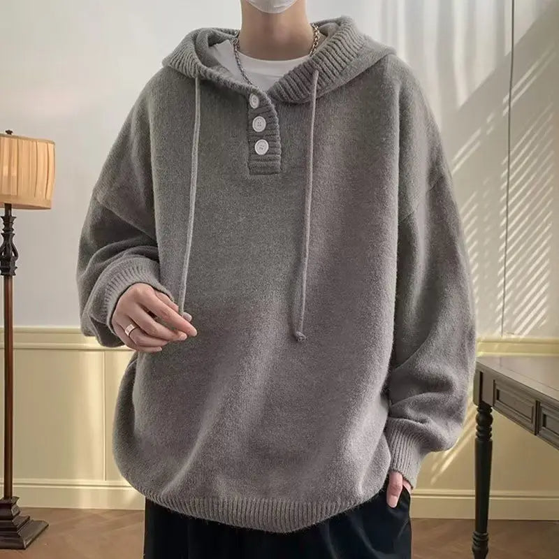 Garin - Trendy Sweater met capuchon in Koreaanse stijl voor heren