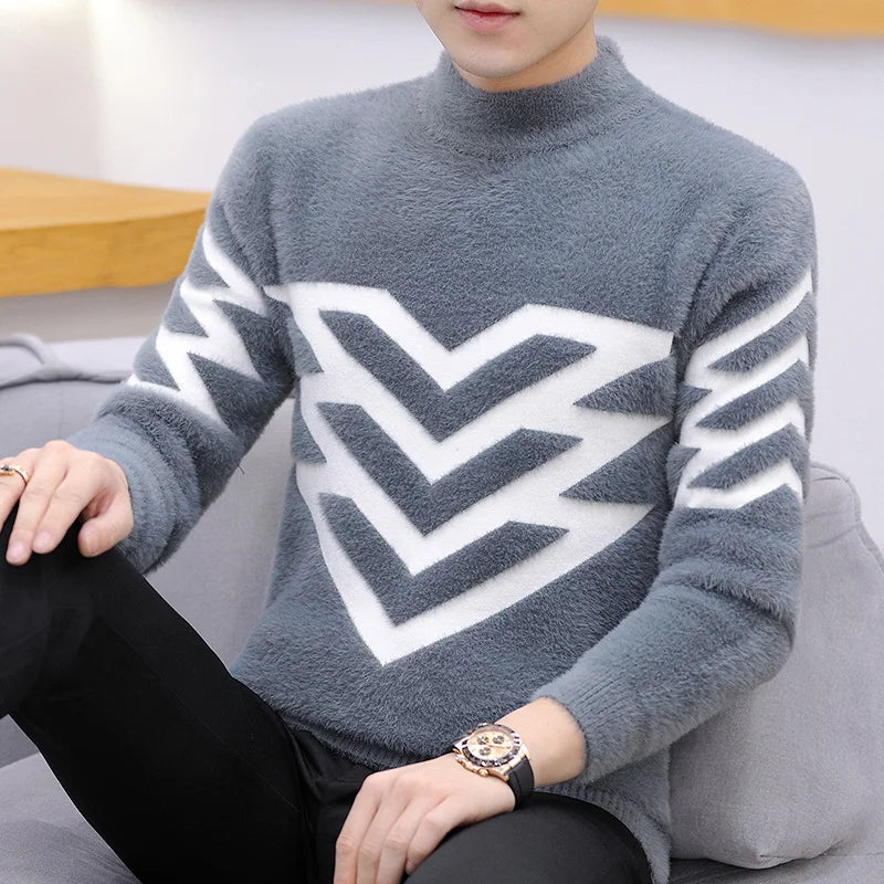 Aurelian - Sweater met schildpadhals in Koreaanse stijl voor mannen