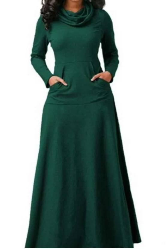 Doris - Plus Size Elegante Lange Maxi Jurk voor Vrouwen
