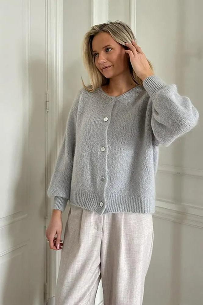 Phyllis - Elegant gebreid damesvest van mohair