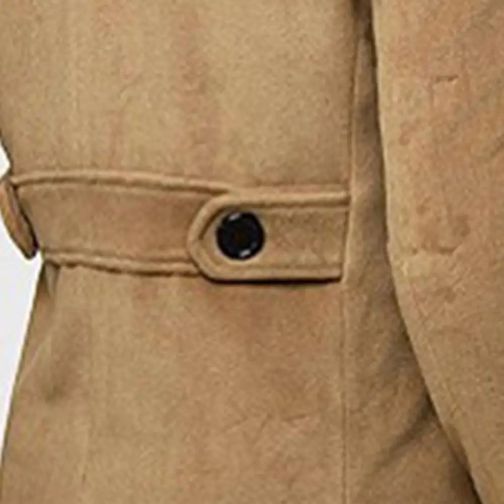 Orson - Trenchcoat met rij knopen voor heren